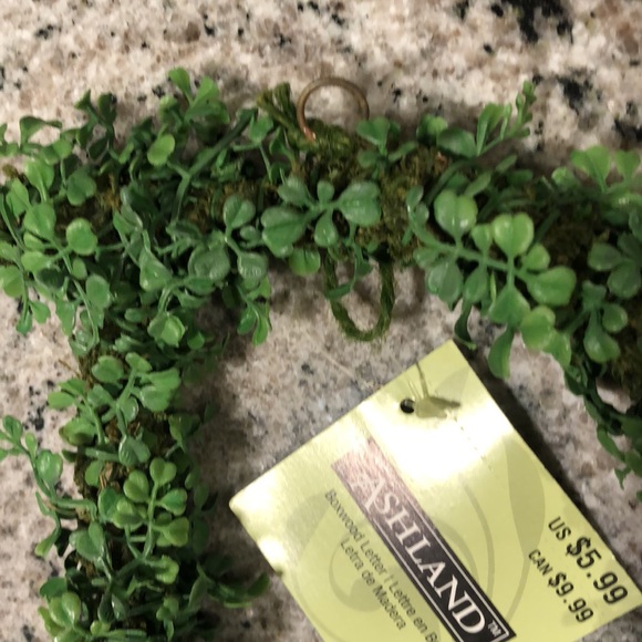 NWT Ashland Boxwood Letters And Grapevine Ribbon Decoration Lot - Picture 13 of 14